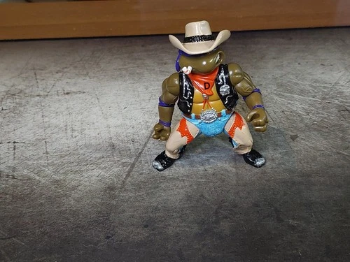 TMNT Cowboy Don Teenage Mutant Ninja Turtles Wacky Wild West Donatello 1992 Vtg