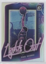 2020-21 Panini Donruss Optic Lights Out Holo Prizm Paul George #15 0m4q