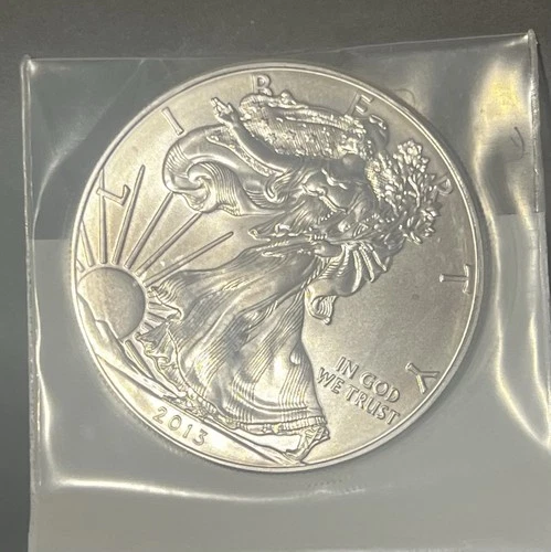 8 SILVER 2013 WALKING LIBERTY AMERICAN EAGLES - 8oz 0.999 FINE SILVER