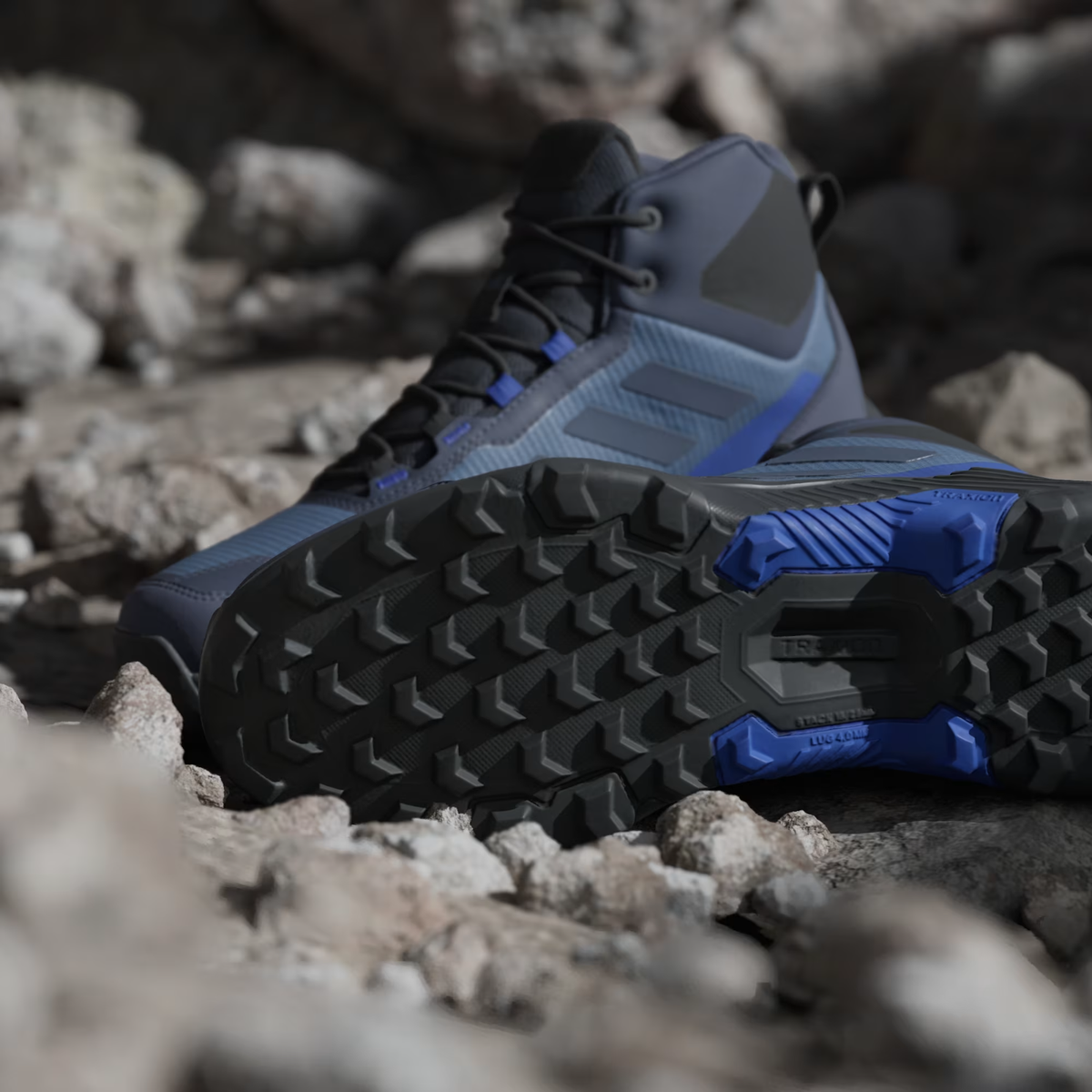 adidas Men Eastrail 2.0 Mid RAIN.RDY Waterproof Hiking Shoes Blue US 10.5 adidas Eastrail 2.0 Mid RAIN.RDY Hiking Shoes Womens UK 6 EU  main image 3