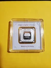 Geiger 10 Gram Silver Square Bar .999 Fine Silver Sealed In Assay