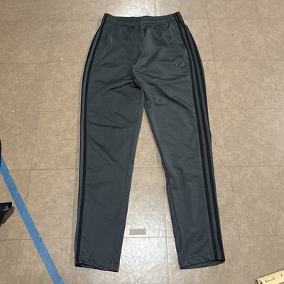 Adidas Essentials 3-Stripe Tricot Track Pants Grey Black Size Small