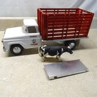 Vintage Tonka Farms High Stake Rack Truck, Restored-Repainted, Ramp