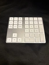 Bluetooth Number Pad, Rechargeable Wireless Numeric Keypad Slim 34 Key