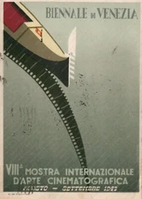 1947 VENICE Biennale VIII International Art Exhibition Cinema Postcard