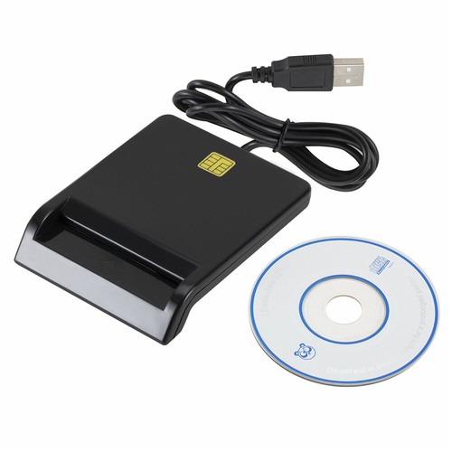 USB 2.0 Smart Card Reader DNIE ATM CAC IC ID SIM Card Reader for Windows 7/8/10 - Picture 2 of 12