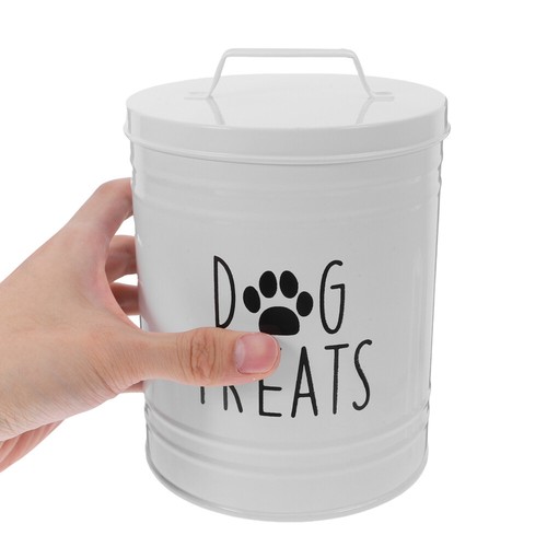 Dog Treat Jar with Lid Food Containers for Dry Storage Tank Large - 第 7/12 張圖片