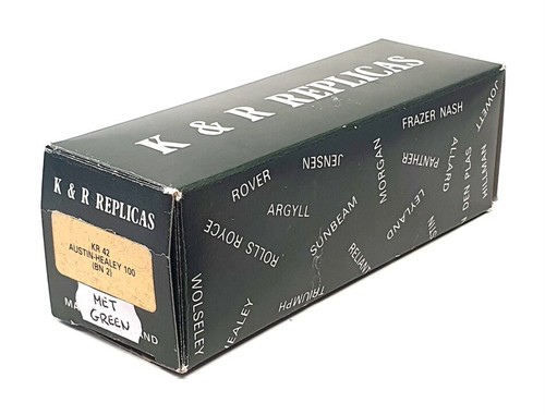 K&R Replicas kit costruito scala 1/43 G. KR42 - Austin Healey 100 BN2 - verde met - Foto 5 di 5