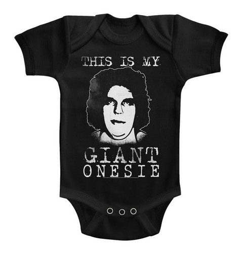 Andre The Giant This Is My Giant Baby Romper Onezies 6-24 Month - Picture 3 of 3