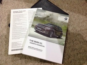 BMW X5 - OWNERS HANDBOOK - .OWNERS MANUAL 2015 - 2017 INC ...