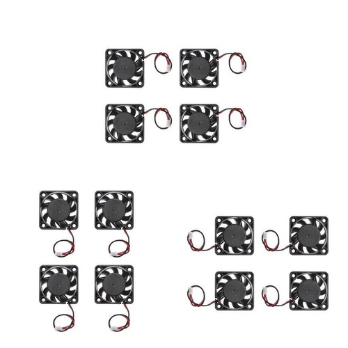 12x Brushless Leise Computer Lüfter Kühler 12V DC Kühlventilator 2-Pin 40mm - Afbeelding 2 van 12