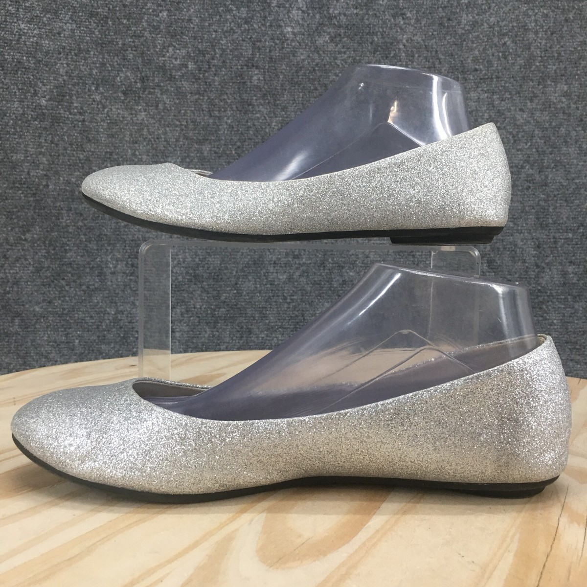white christmas dresses Billini Haruna Ballet Flats Silver Metallic