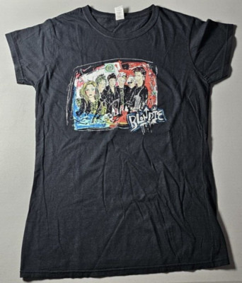Blondie Short and Sweet Summer Tour 2015 T-Shirt, Size L