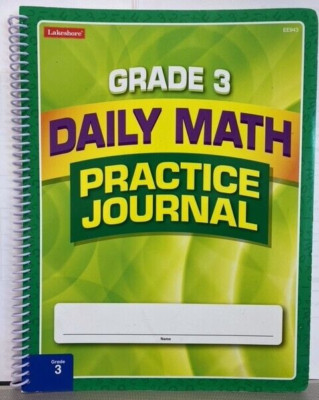 Lakeshore Math Practice Journal Grade 3 Base Ten Fractions Measurement Geometry