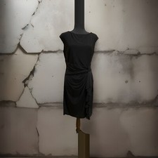 Little Black Dress Women's Size 12 American Living Cap Sleeve Faux Wrap 