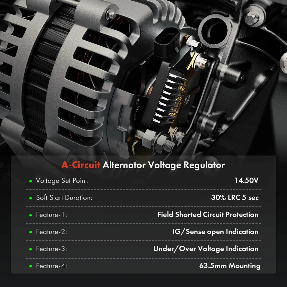 Alternator Voltage Regulator for Toyota Camry Corolla 4Runner Supra Dodge Geo - Image 2 of 4