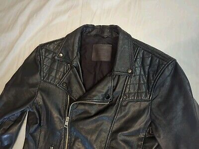 All Saints Black Kushiro Leather Jacket Size Medium MSRP All Saints Black Kushiro Leather Jacket Size Medium MSRP