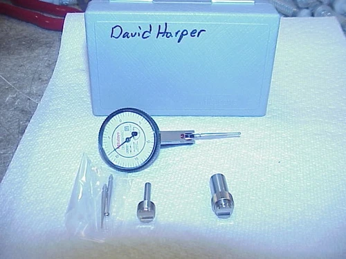 Mitutoyo Horizontal Dial Test Indicator Set 20 Degree Tilted Face 0.06" 0.0005