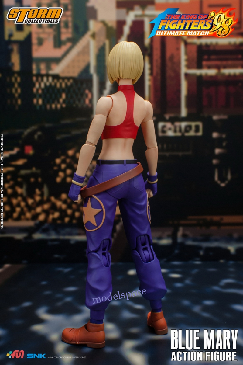 KOF　BLUE MARYと社。Storm Collectibles Storm Collectibles KOF The King of Fighters '98 BLUE MARY Action