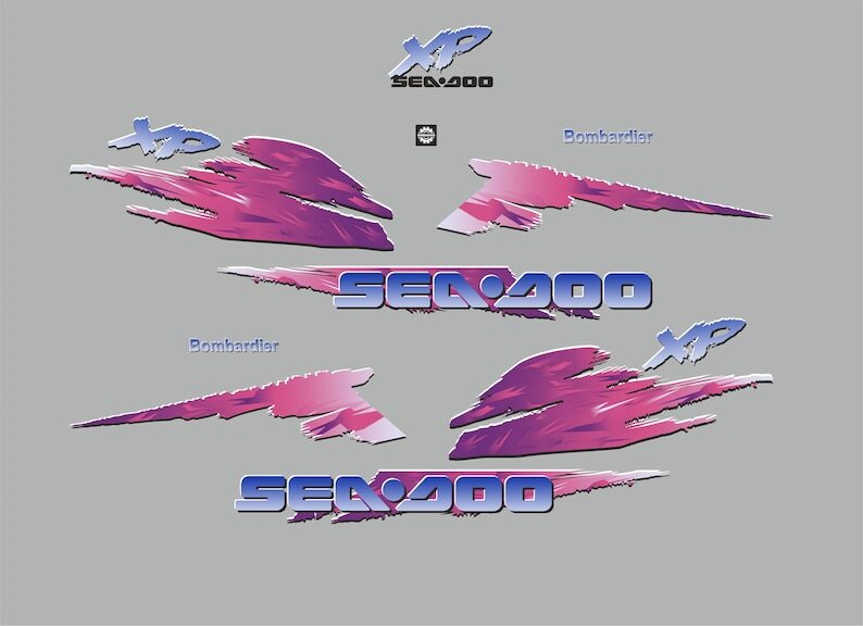 Xp 95 Sticker New! Custom stickers set for Sea-doo XP -model 1995-1996 | eBay