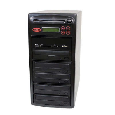 SySTOR 1-4 USB/SD/CF Multi Media Backup Copy to CD DVD Duplicator 2 YR WARRANTY