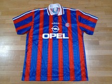 1995/97 Bayern Munchen #7 Mehmet Scholl Football Shirt Adidas XL Vintage Jersey