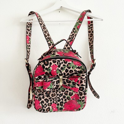 NWT Luv Betsey by Betsey Johnson Backpack w/ Pencil Case – Cheetah Print NEW WT Betsey Johnson Large Quilted Leopard Cheetah print  main image 4