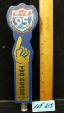 Two Roads Rye 95 Rye Triple Blonde Ale IPA Shandy Beer Tap Handle Bar Lot 613