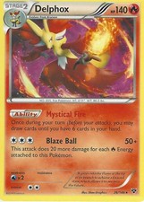 26/146 Delphox Rare Card: Pokemon Trading Card Game XY-01 Base Set
