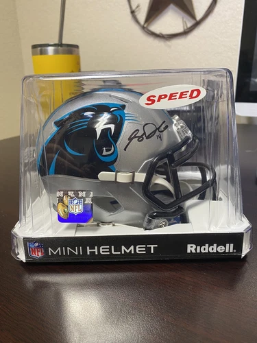 SAM DARNOLD Signed Mini Helmet SPEED Panthers with Beckett Authentication