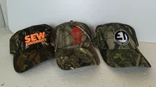 New Camouflage Baseball Hats Adjustable Embroidered Caps Set of 3