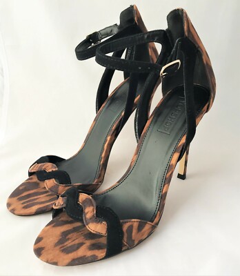 topshop leopard print heels