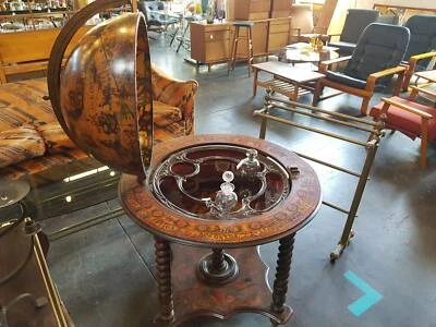 Vintage 1970 39 S Globe Bar Wonderful Piece Retro Other