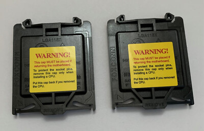 2pcs FOXCONN Socket LGA 115X 1150 1151 1155 1156 CPU Protector Cover Cap 
