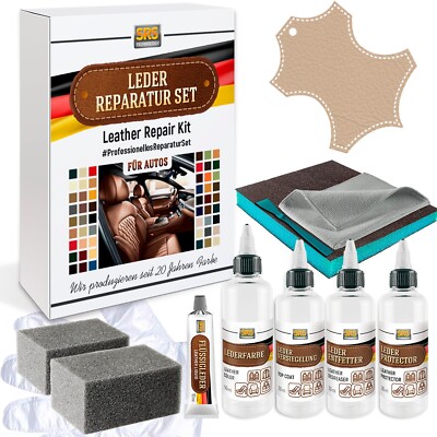 Leder Reparatur Set BMW Nappa crema-Lederfarbe für Leder. Kit. Leather color.