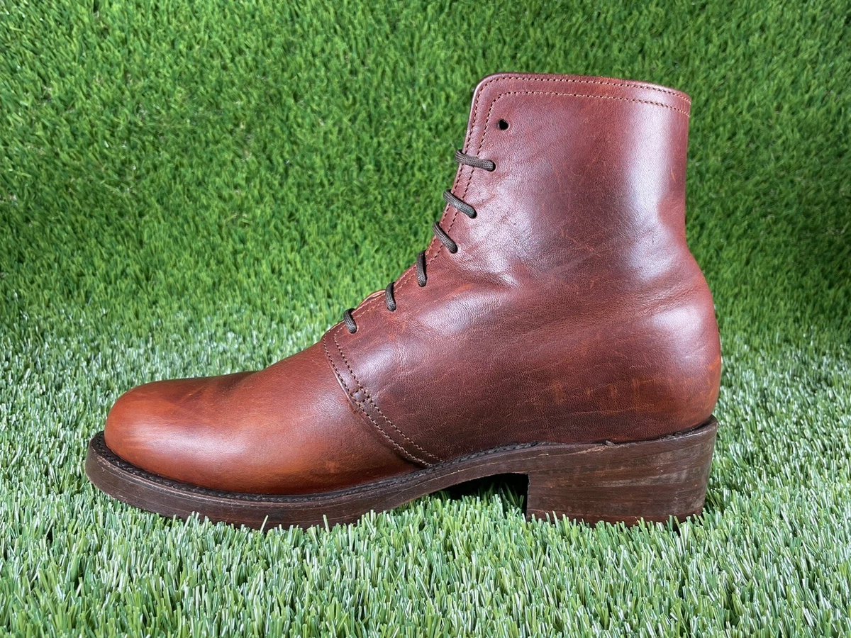 Frye lace store up boots