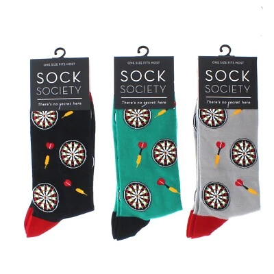 Darts Dart Board Cotton Socks One Size GIFT Sock Society