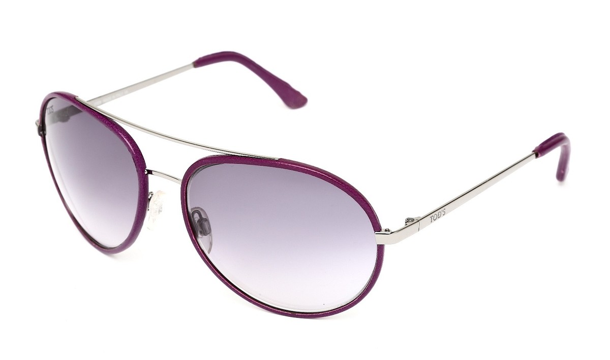 Tod’s TO29 81B Purple Women\'s Sunglasses Made In Italy 58-17-130mm Tod main image 4