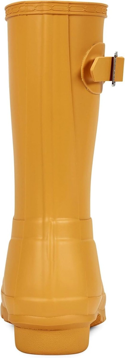 HUNTER W ORIGINAL SHORT Rain Boots Yellow New | eBay