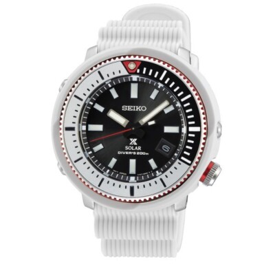 SEIKO ProspeX SNE545P1 TUNA Street Series Solar Watch White Diver 200m V157