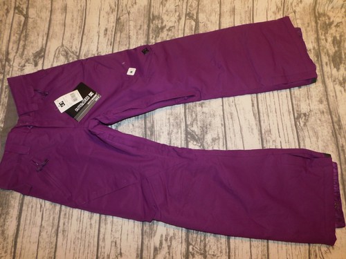 NEW SNOW PANTS WATERPROOF SKI PANTS DC SHOES PURPLE PINK KIDS GIRLS L 12 14 - Picture 7 of 12