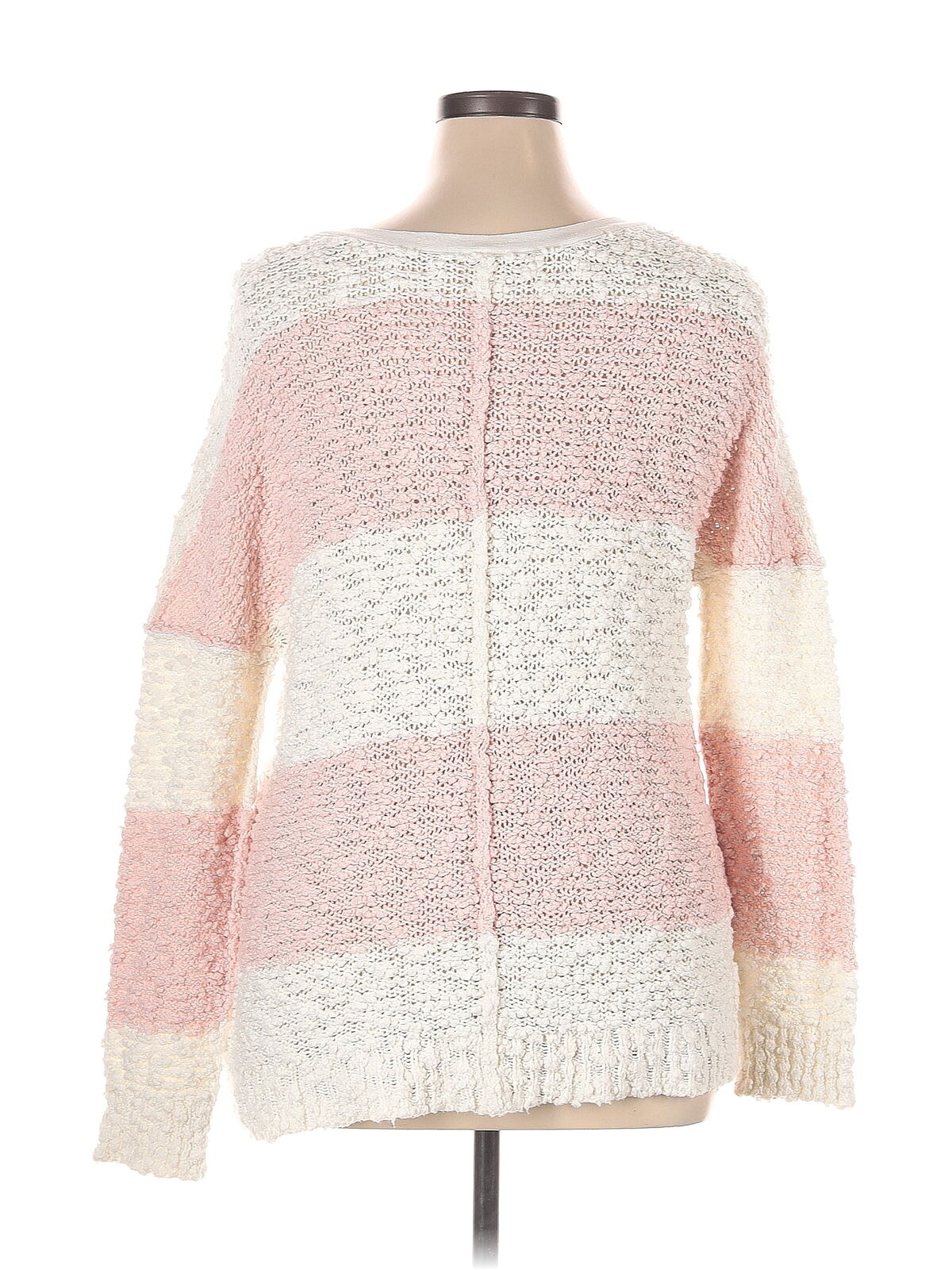 Free People Women Pink Pullover Sweater M - image 2