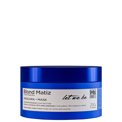 Let Me Be - Blond Matiz - Ultra Mask BTX 250Gr - (BTX Ultra Hair Mask 8.82Oz)