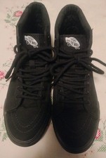 NWOT-Vans s Black SK8 High top Kids Size 3.5