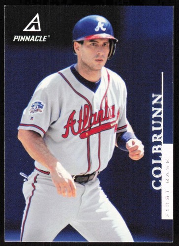 1998 Pinnacle #125 Greg Colbrunn - FREE SHIP