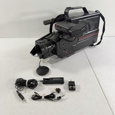 Vintage GE 9-9806 VHS Movie Video System Camcorder POWERS ON AS IS READ DESC.