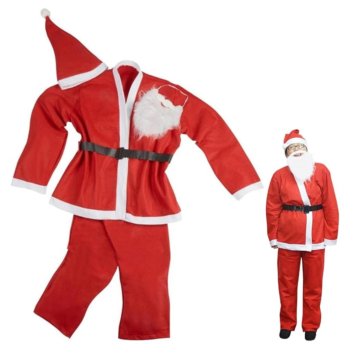 Piece Cheap Santa Suit Set Christmas Santa Claus Costume With