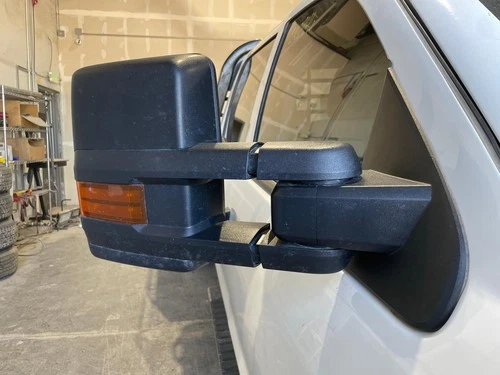 15-19 SILVERADO3500 Dooor Mirror power folding opt DPN moulded in black RH