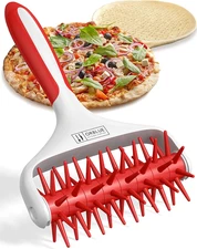 Orblue Pizza Dough Docker, Pastry Roller with Spikes, Pizza Docking Tool for Hom