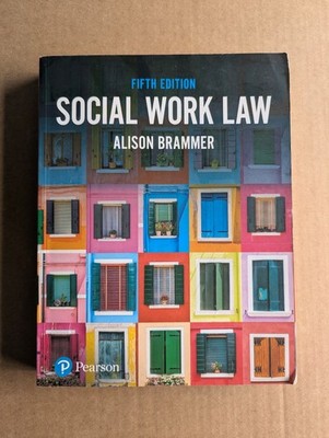 Social Work Law by Alison Brammer (Fifth Edition) - Pearson - Paperback